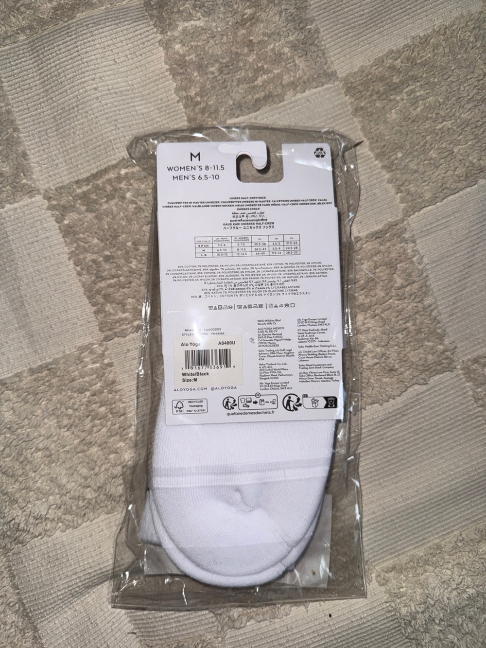NWT 3 Pairs of All Socks size M $114 retail - Picture 2 of 5